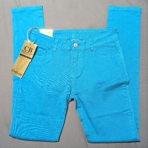 NWT Classic Blue jeans Kids bright blue denim girls size 14